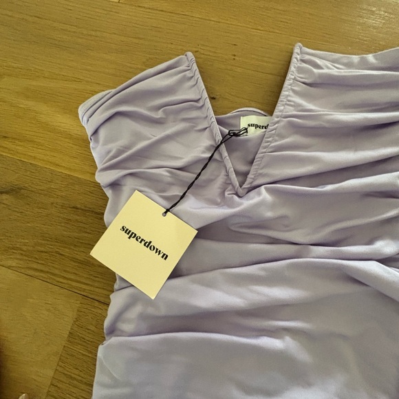 NWT Superdown Ruched Mini Dress - Picture 3 of 6